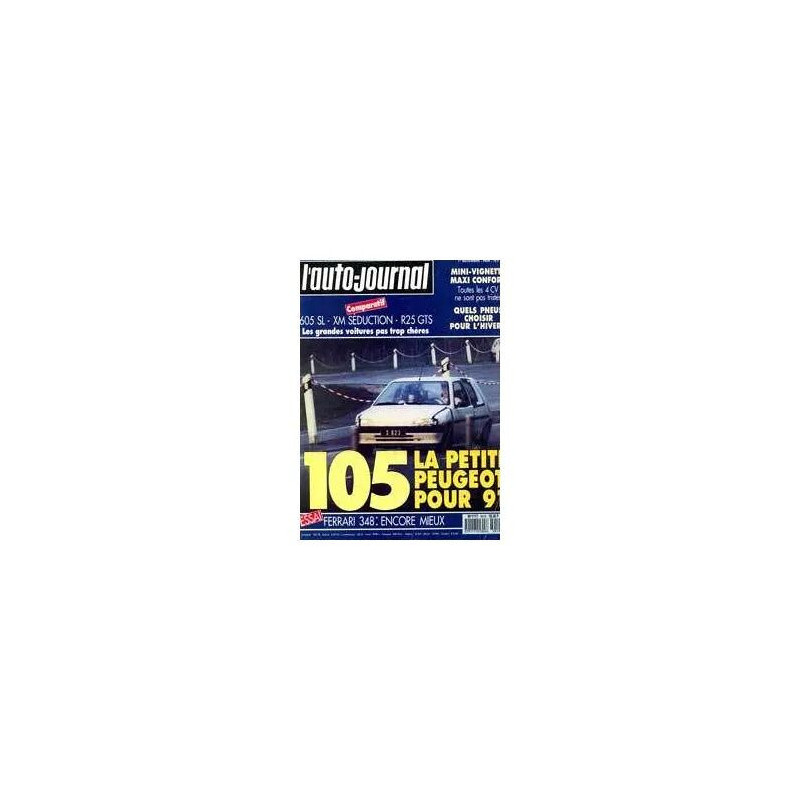 l 'auto journal N° 19 : 105 la petite Peugeot pour 91
