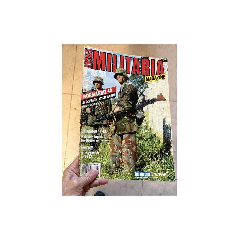 ARMES MILITARIA MAGAZINE 35 S INSIGNES FRANCAIS TYPE 1943 ET LE...
