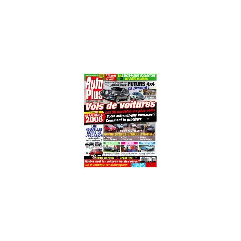 auto plus N° 1012 : vols de voitures les 50 voitures les plus volées