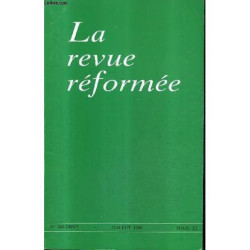 La Revue Reformee N°160 Juillet 1989 Tome Xl - La Famille...