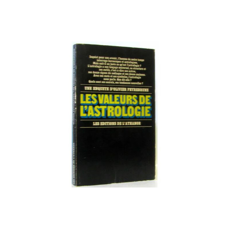 Les valeurs de l'astrologie