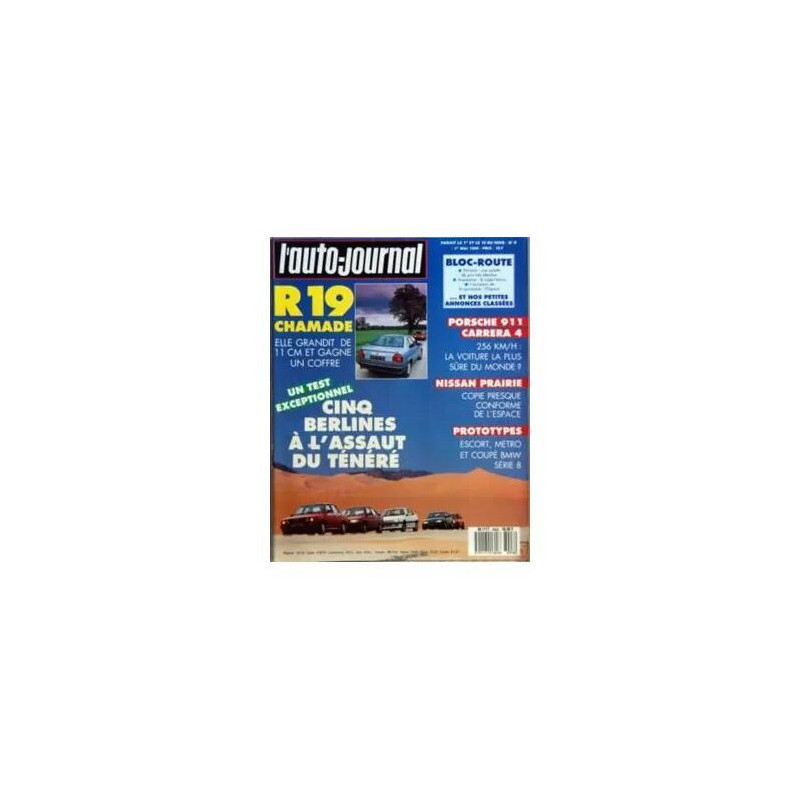 Auto Journal (L') N° 8 Du 01/05/1989