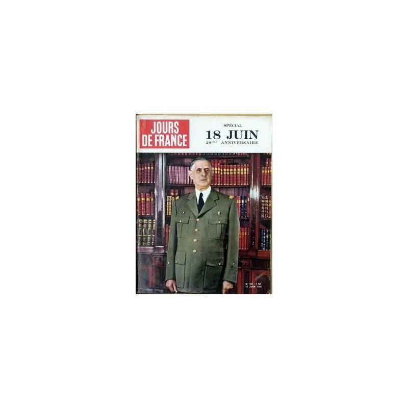 Jours De France N° 292 Du 18/06/1960