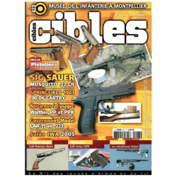 CIBLES N° 423 SIG SAUER MOSQUITO 22 LR SPRINGLIELD 1903 CARTRY...