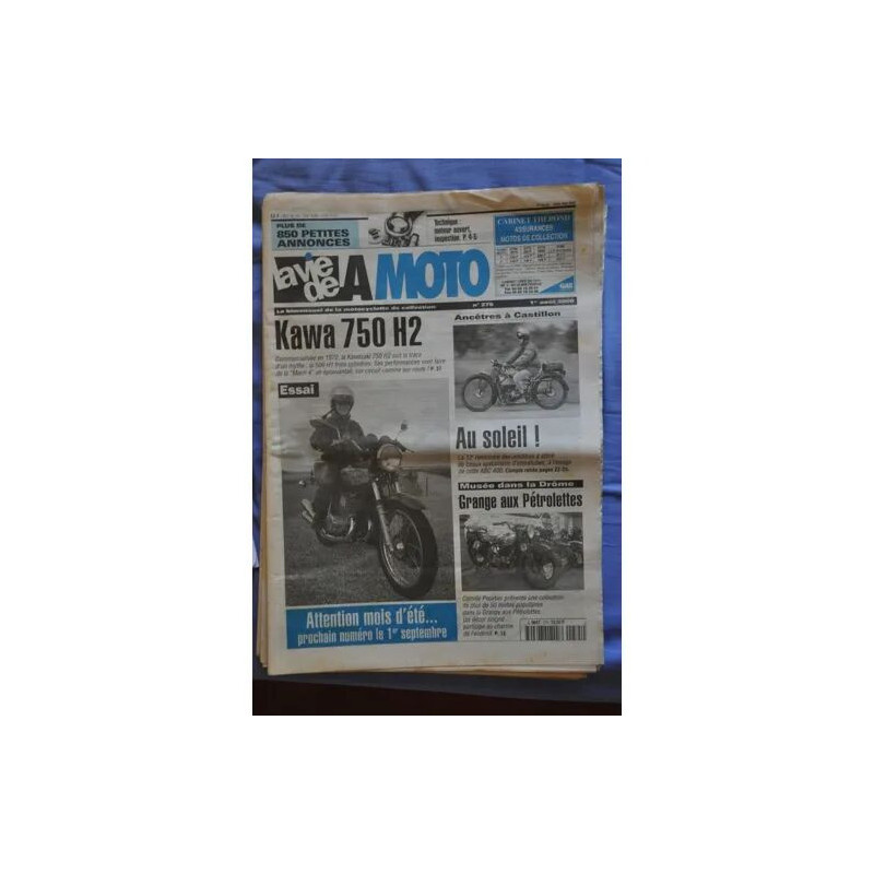 LA VIE DE LA MOTO N° 275 : KAWA 750 H2