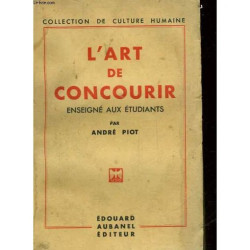 L'art de Concourir Enseigne Aux Etudiants