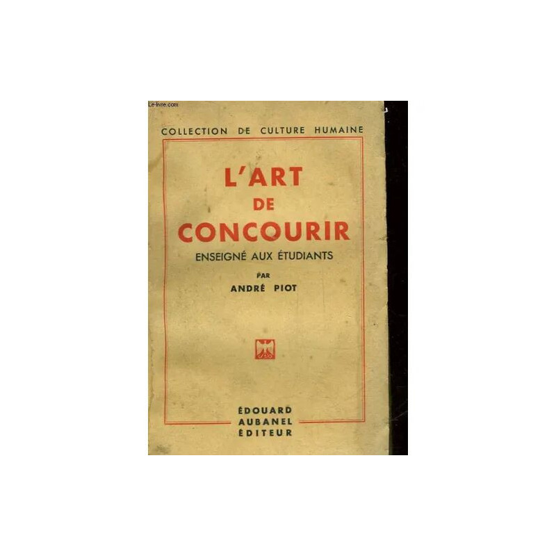 L'art de Concourir Enseigne Aux Etudiants