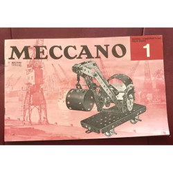 MANUEL D'INSTRUCTION POUR BOITE MECCANO ANNEES 1960 N° 1
