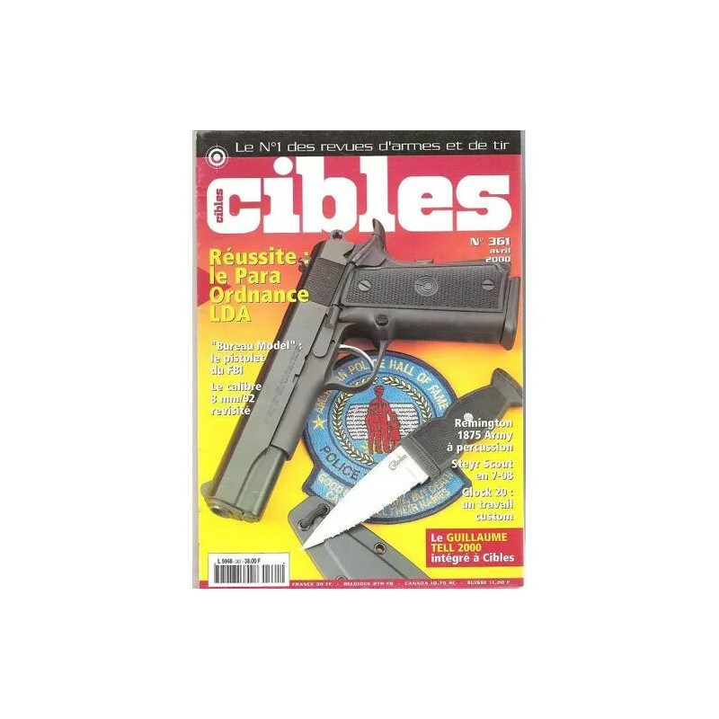 cibles N° 361 : Remington 1875 Army à percussion Steyr Scout en...