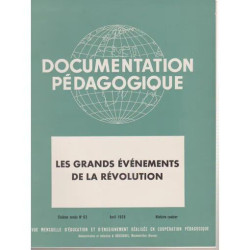 Documentation pédagogique N° 62 : Les grands évènements de la...