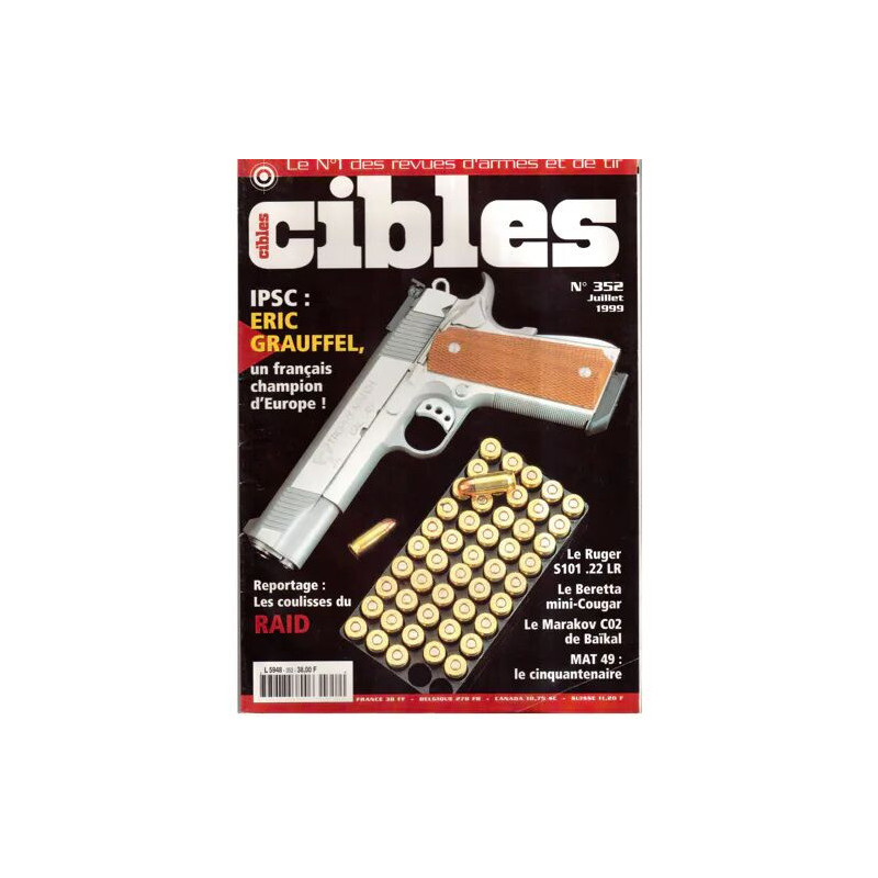 cibles N° 352 : ipsc ruger s101 22lr beretta minicougar marakov...