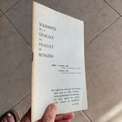 SOLENNITES DE LA DEDICACE DU PRIEURE DE BETHLEEM NIMES 4 OCTOBRE...