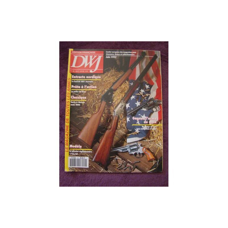 Dwj Deutsches Waffen Journal N° 20 1992 La Police De Saxe Carab...