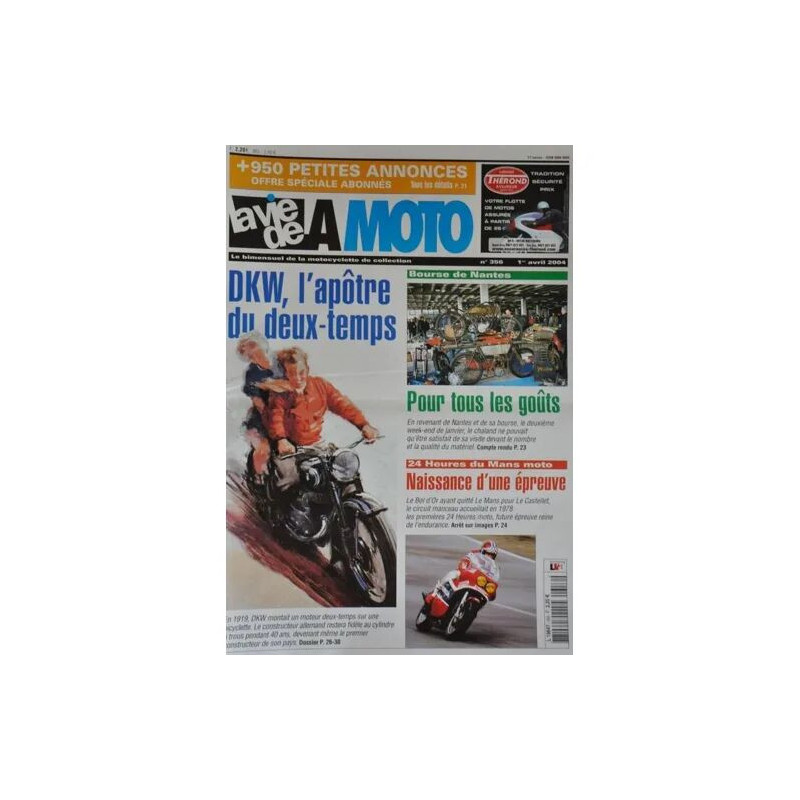 La vie de la moto LVM N° 356 : DKW Bourse de Nantes 24 Heures du...