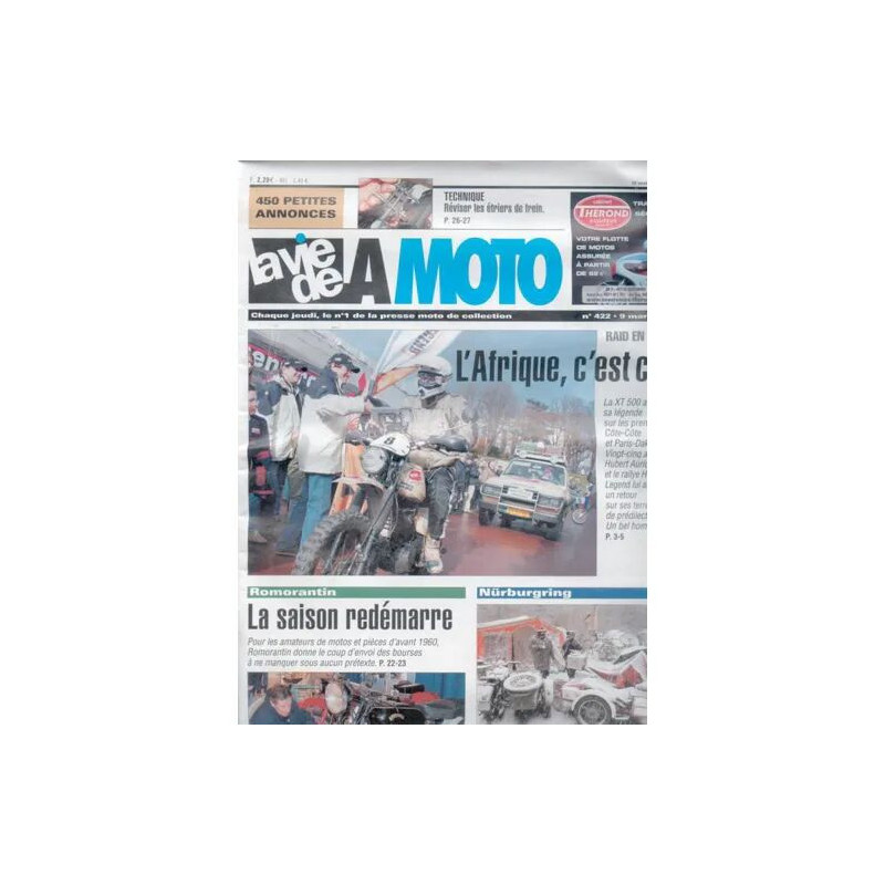 La Vie De La Moto N° 422 : Technique : réviser les étriers de...