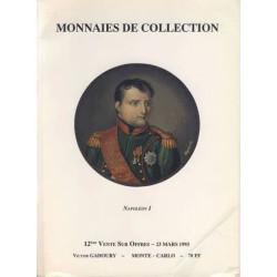 Monnaies de collection - Napoléon I - 12ème vente sur offres