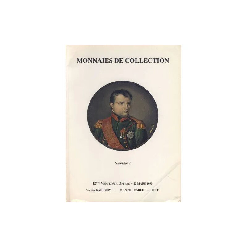 Monnaies de collection - Napoléon I - 12ème vente sur offres