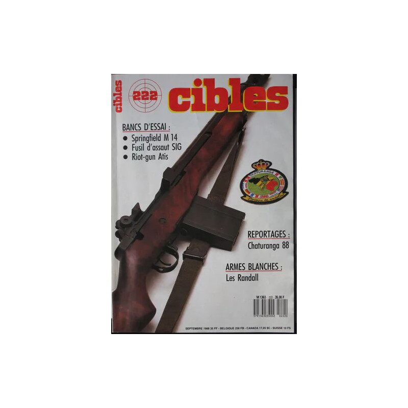 cibles N° 222 : bancs d'essai:springfield m 14