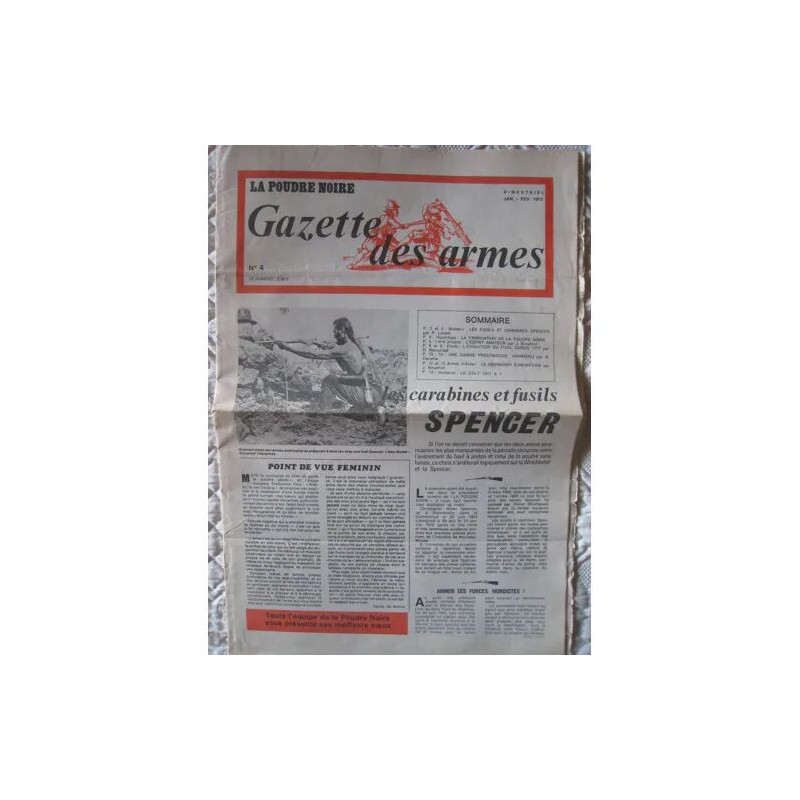 LA GAZETTE DES ARMES LA POUDRE NOIRE N°4