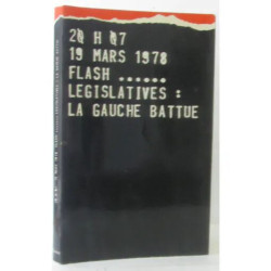20h07 19 mars 1978 flash. Législatives: la gauche battue