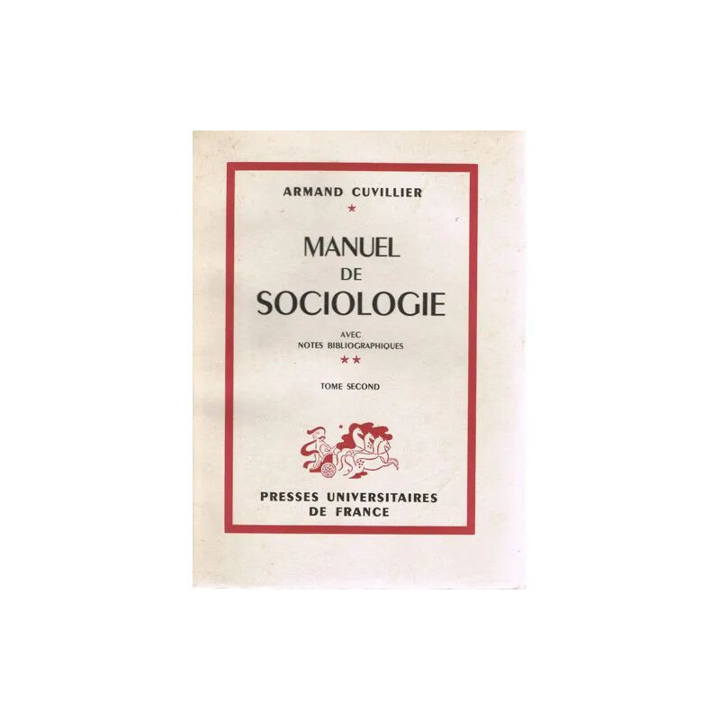 Manuel de sociologie Tome second Manuel de Sociologie Tome Second