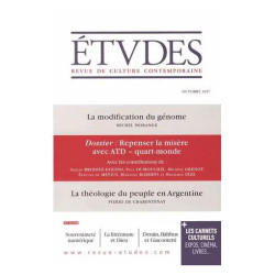 Etudes N° 4242 Octobre 2017 - Repenser La Misère Avec Atd -...