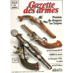 gazette des armes N° 222 : pistolets de dragons 1er empire - fusil...
