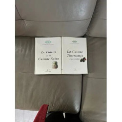 LOT DE 2 LIVRES THERMOMIX VORWERK LA CUISINE THERMOMIX AU...