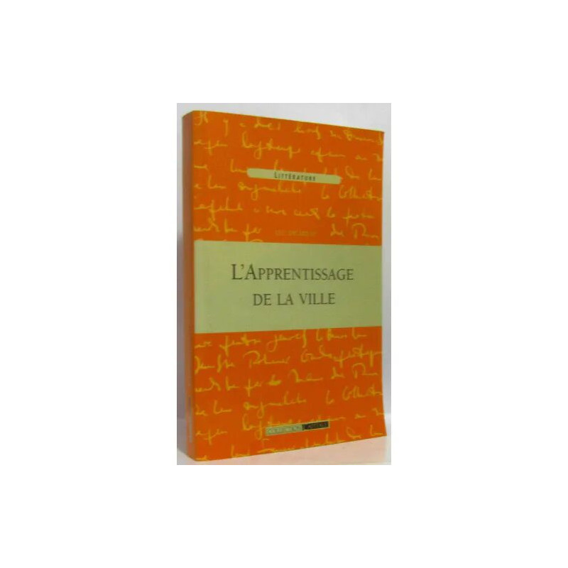 L'Apprentissage De La Ville