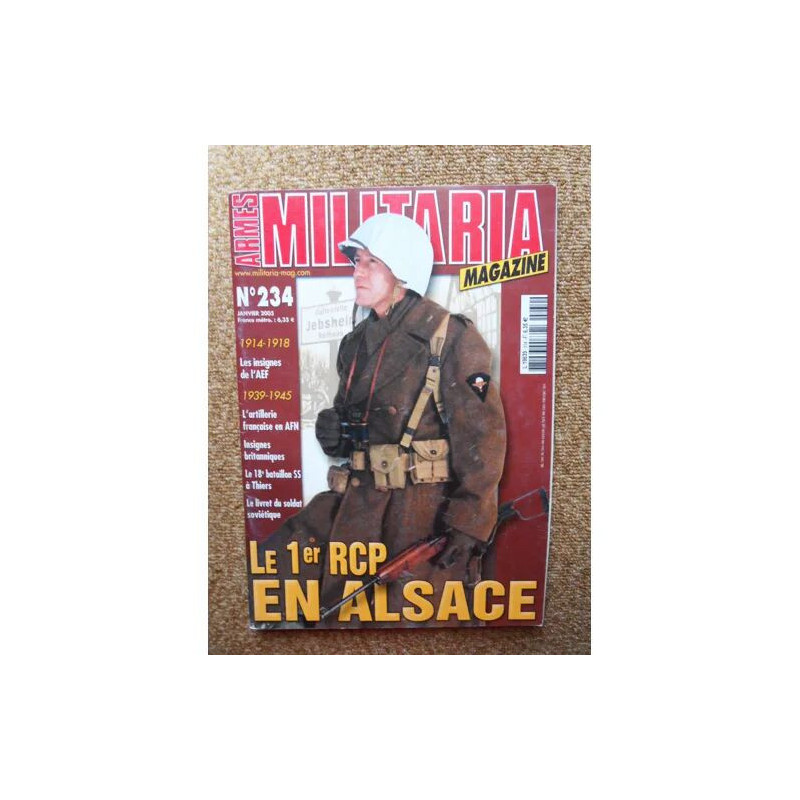 Armes Militaria magazine n°234 de janvier 2005