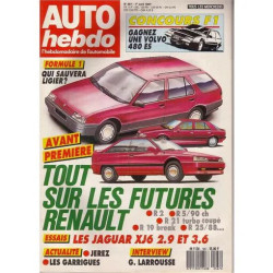 AUTO HEBDO N° 567 : LES FUTURES RENAULT