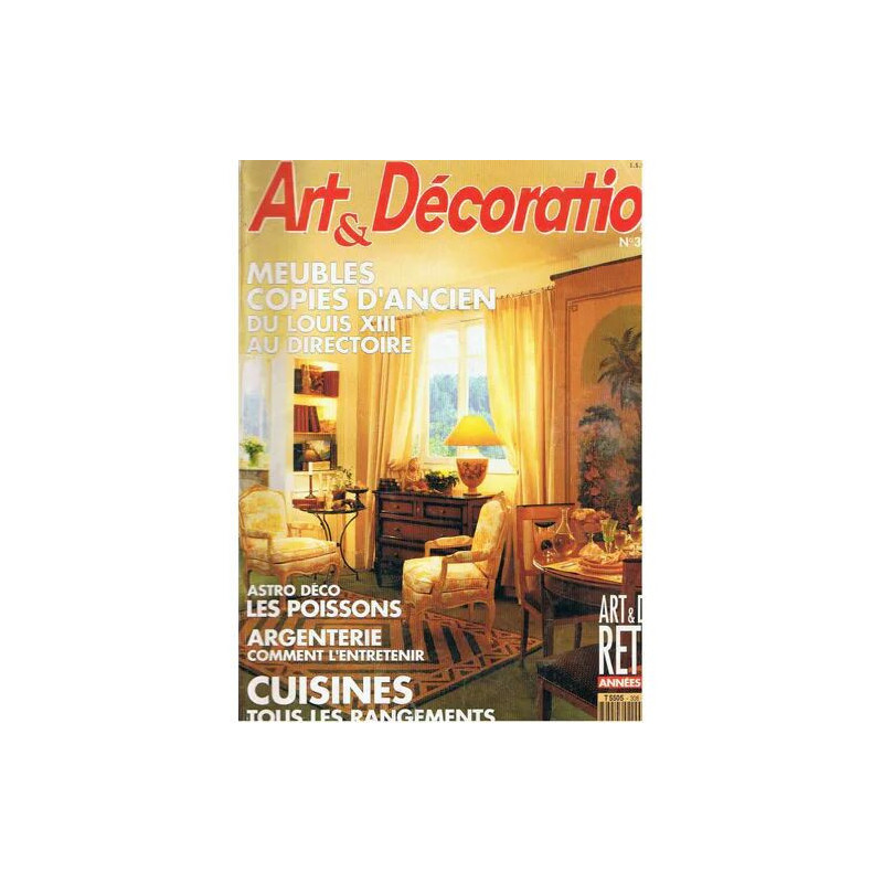 Art et décoration N° 308 : Meubles copies d'ancien