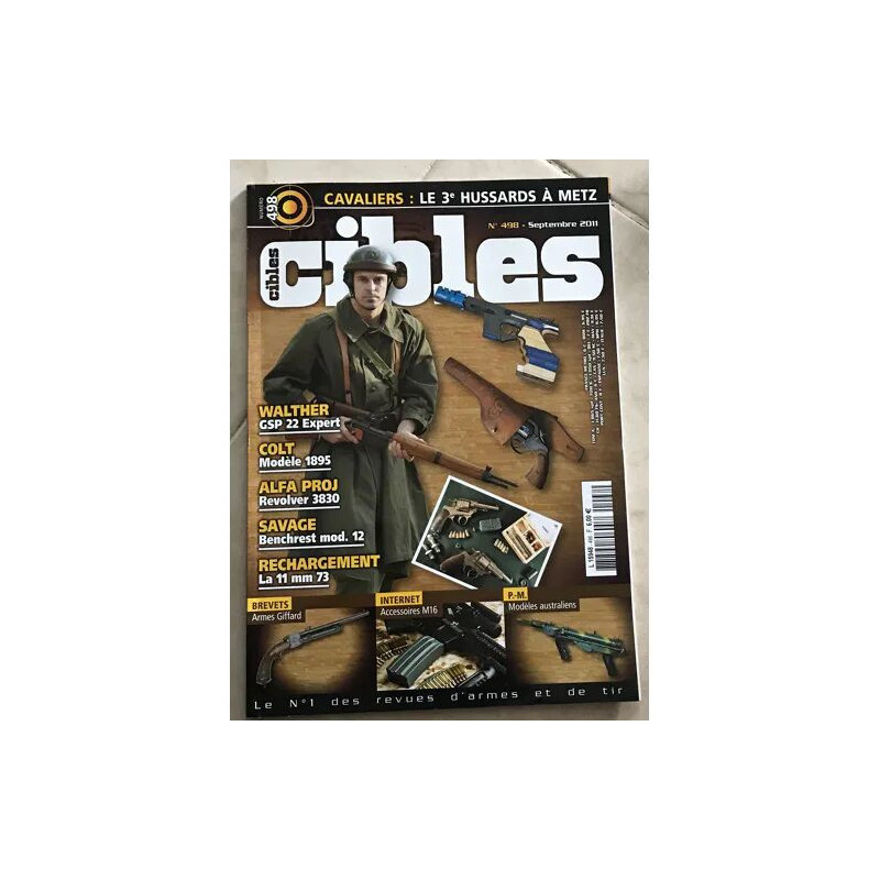 CIBLES WALTHER GSP 22 EXPERT COLT MODELE 1895 REVOLVER 3830 ALFA...