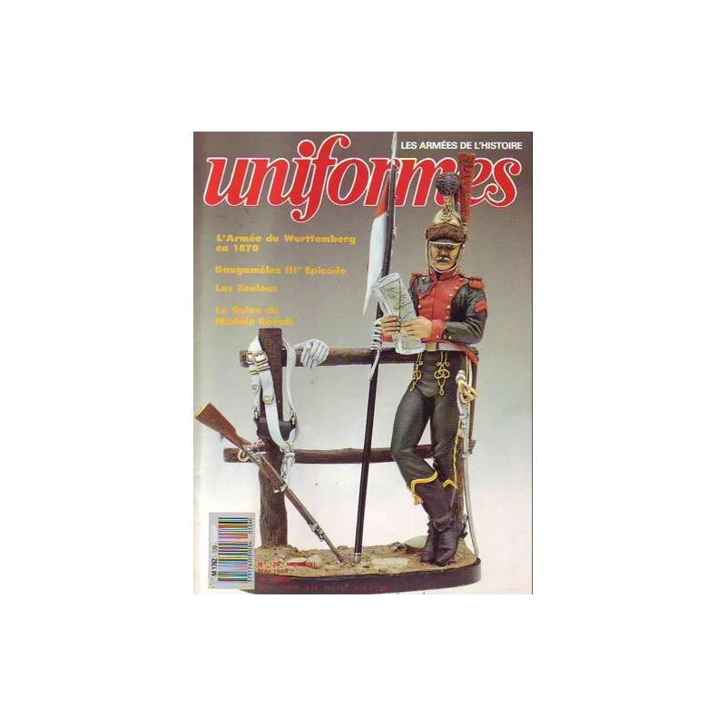 uniformes N° 126 : L ARMMEE DE WUTTEMBERG EN 1870 - LES ZOULOUS -...