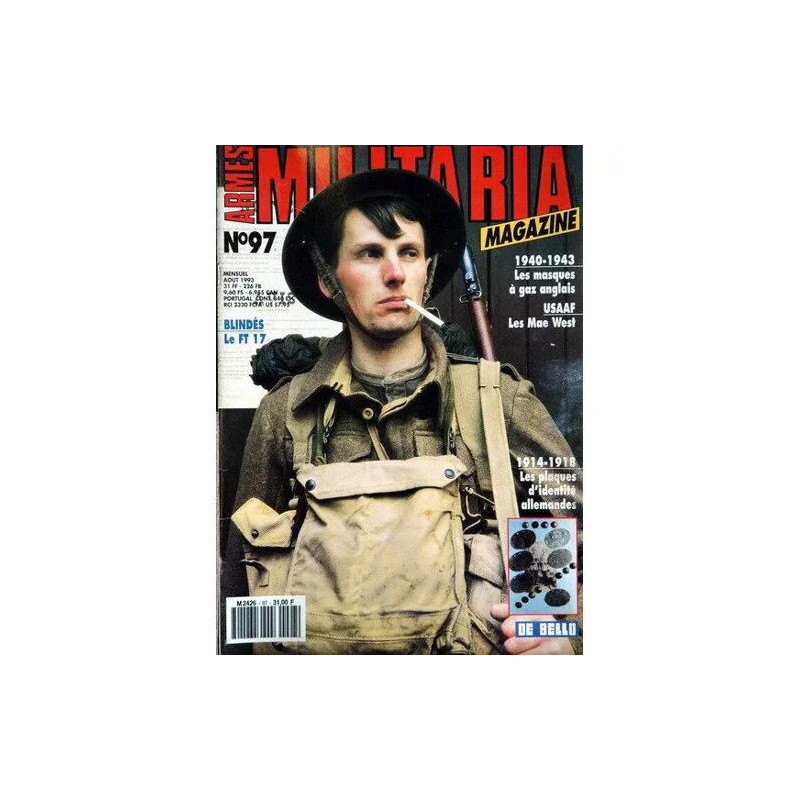Armes Militaria Magazine N° 97 Du 01/08/1993
