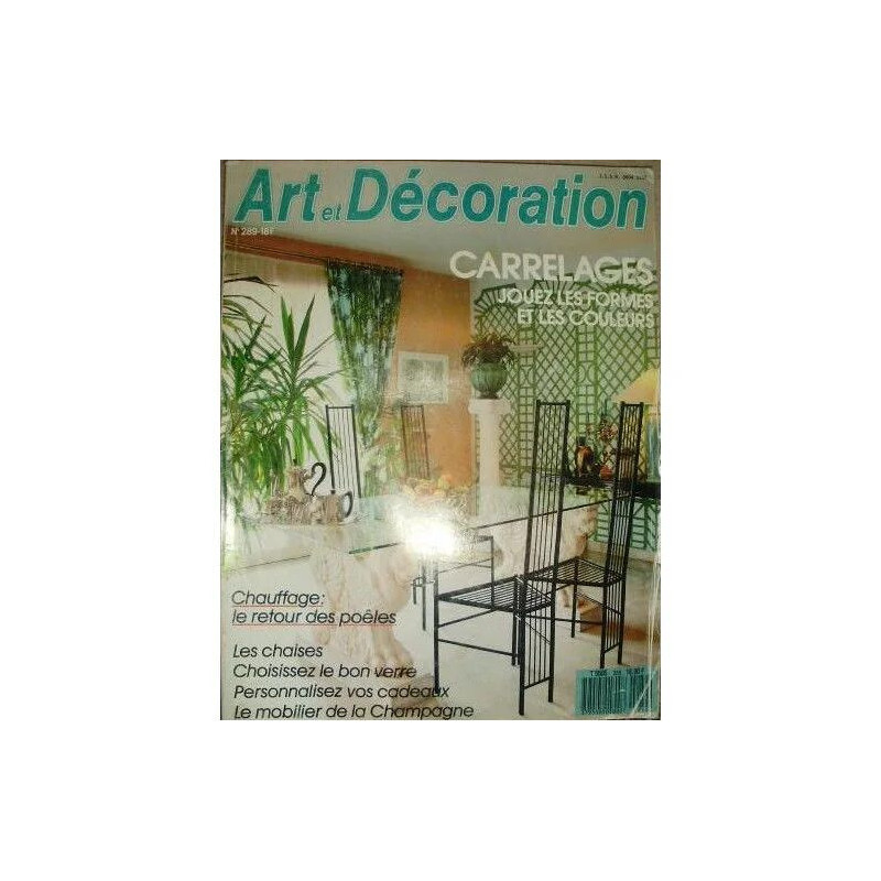 ART ET DECORATION N° 289 : LES CARRELAGES