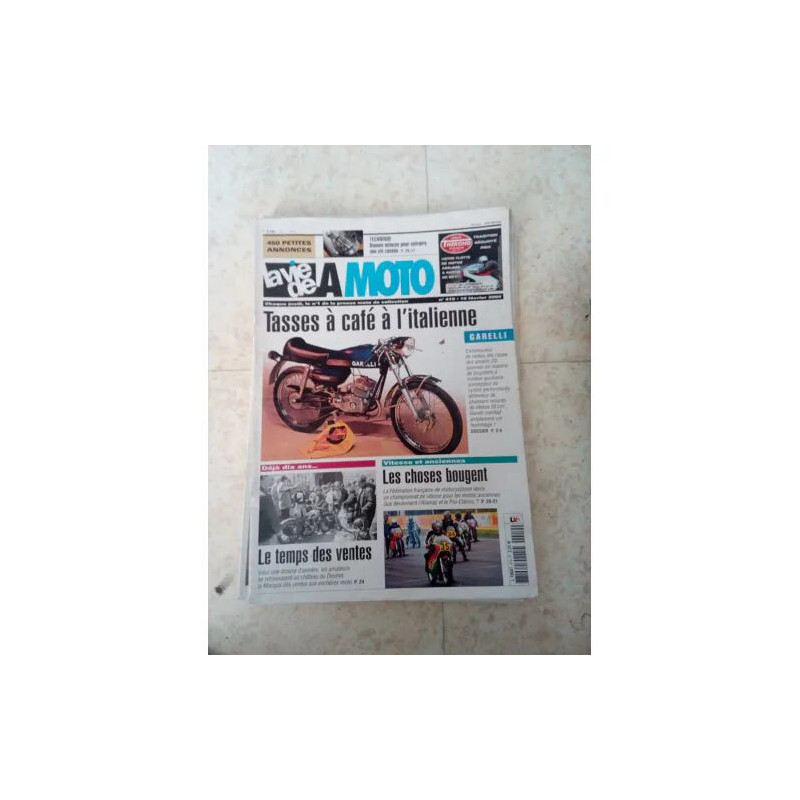 La vie de LA MOTO N° 419 : Tasses à cafés à l'italienne GARELLI...