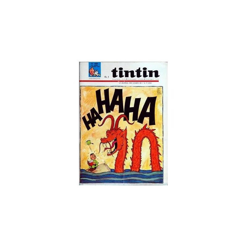 Tintin N° 1009 Du 22/02/1968