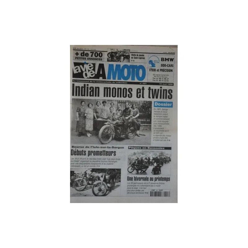 la vie de la moto N° 227 : Dossier Indian