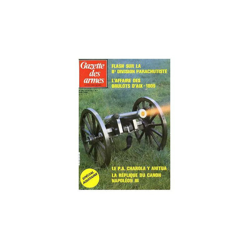 gazette des armes N° 128 : spécial aquitaine - 2ème division...