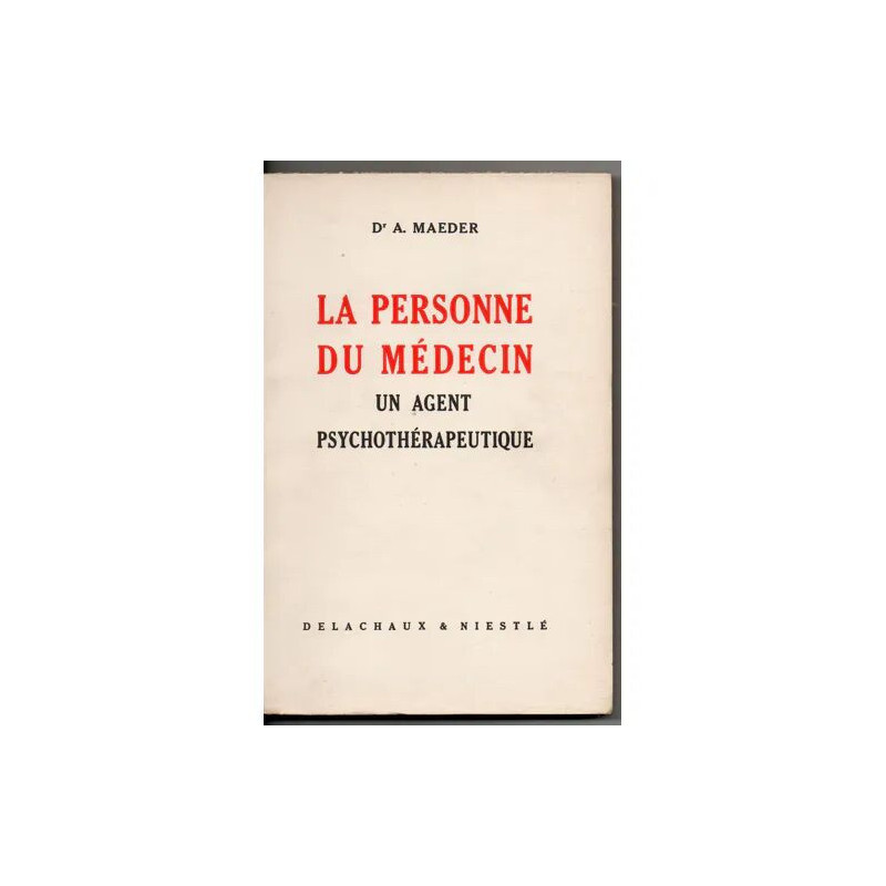 LA PERSONNE DU MEDECIN