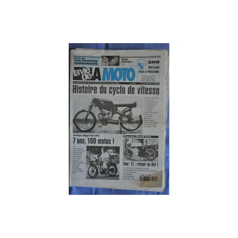la vie de la moto N° 281 : Histoire du cyclo de vitesse