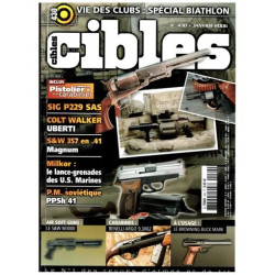CIBLES N°430 SIG PP229 SAS COLT WALKER UBERTI SMITH ET WESSON 357...