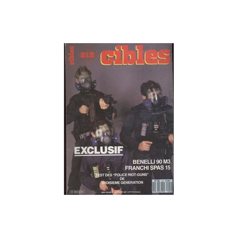 Cibles N° 212 : Benelli 90 M3, Franchi SPAS15