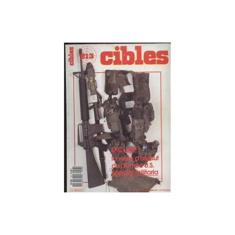 CIBLES N° 213 : VESTE D'ASSAUT DE L'ARMEE US