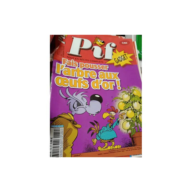 Pif Gadget 19 Fais pousser l'arbre aux oeufs d'or