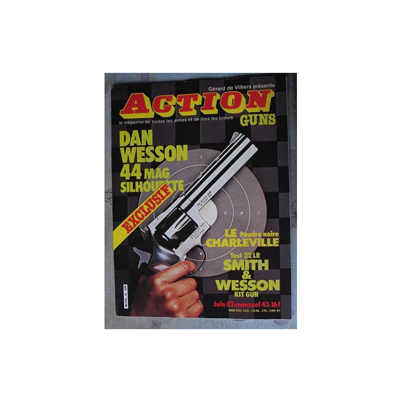 action guns N° 43 : dan wesson 44 mag silhouette - le poudre noire...