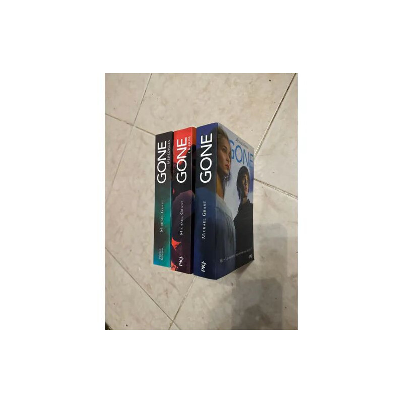 LOT DE 3 LIVRES DE MICHAEL GRANT GONE MENSONGES LA FAIM QUI N'A...