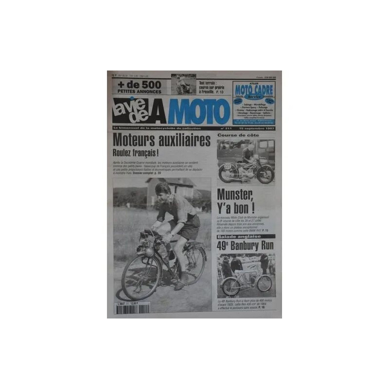 la vie de la moto N° 211 : Dossier moteurs auxiliaires