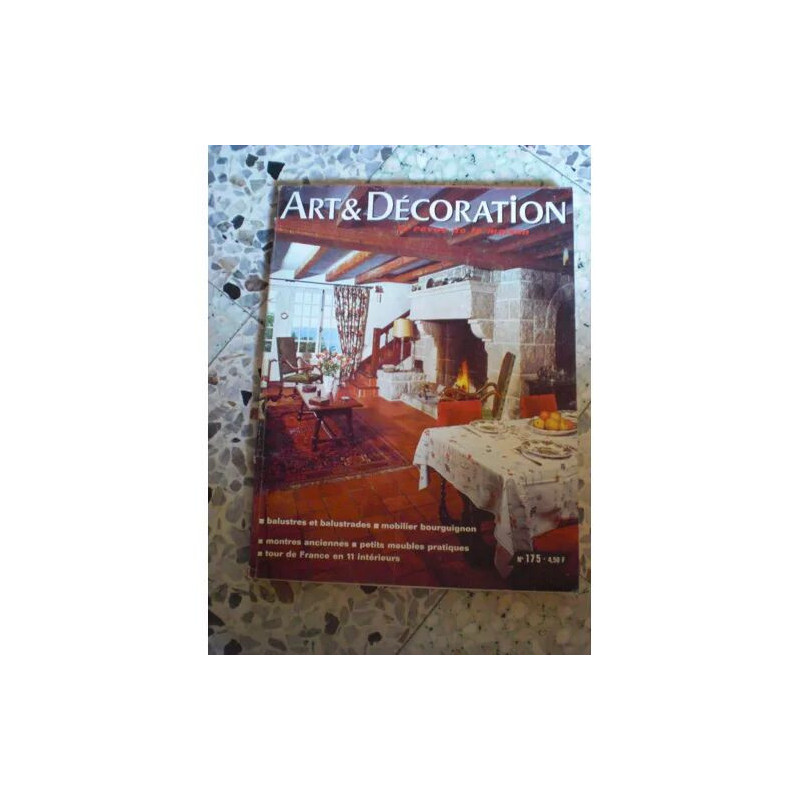 Art Et Decoration N° 175 Du 01/12/1973